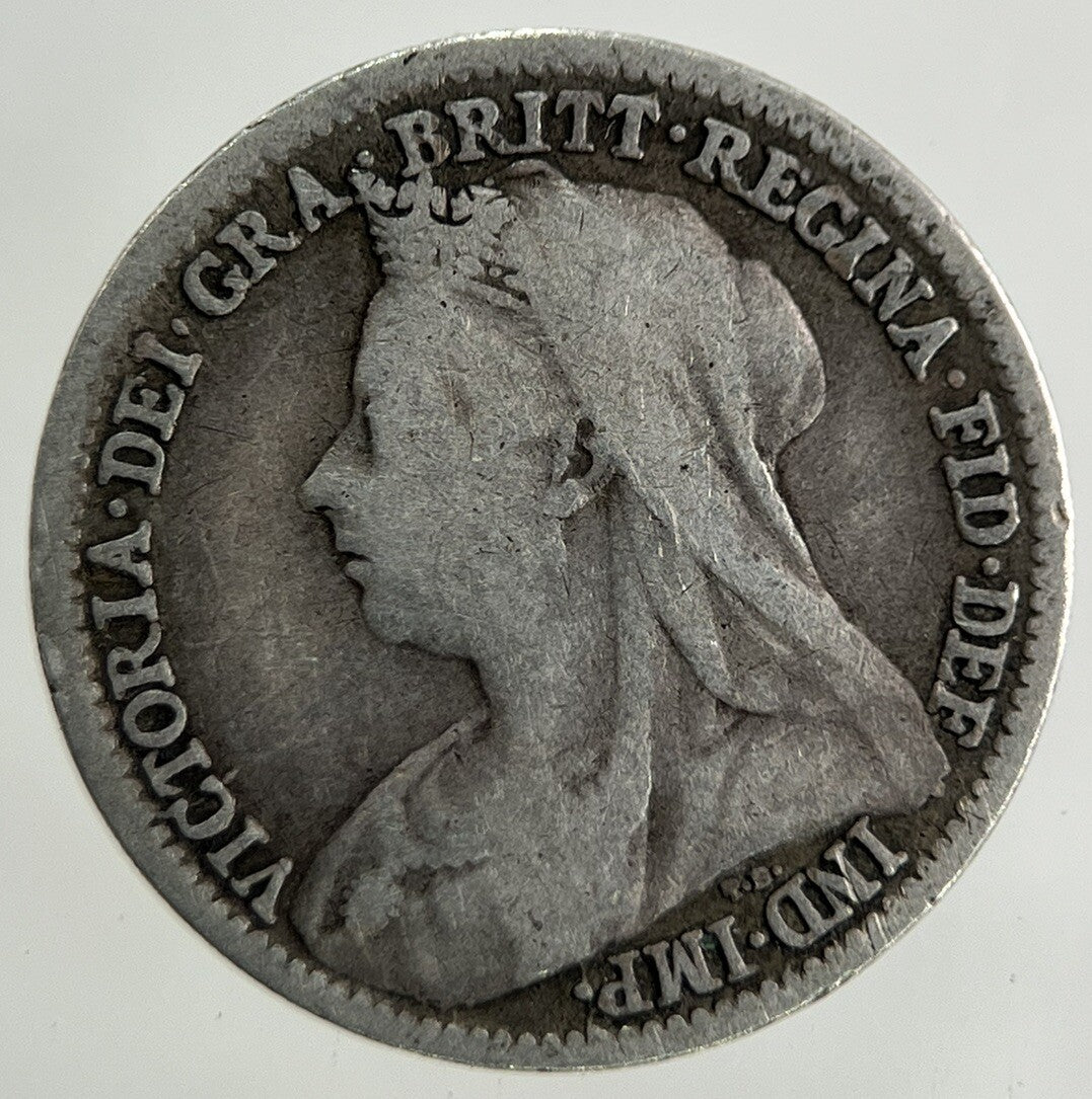 1898 Victoria Threepence Silver Coin | Fine Collectable Grade