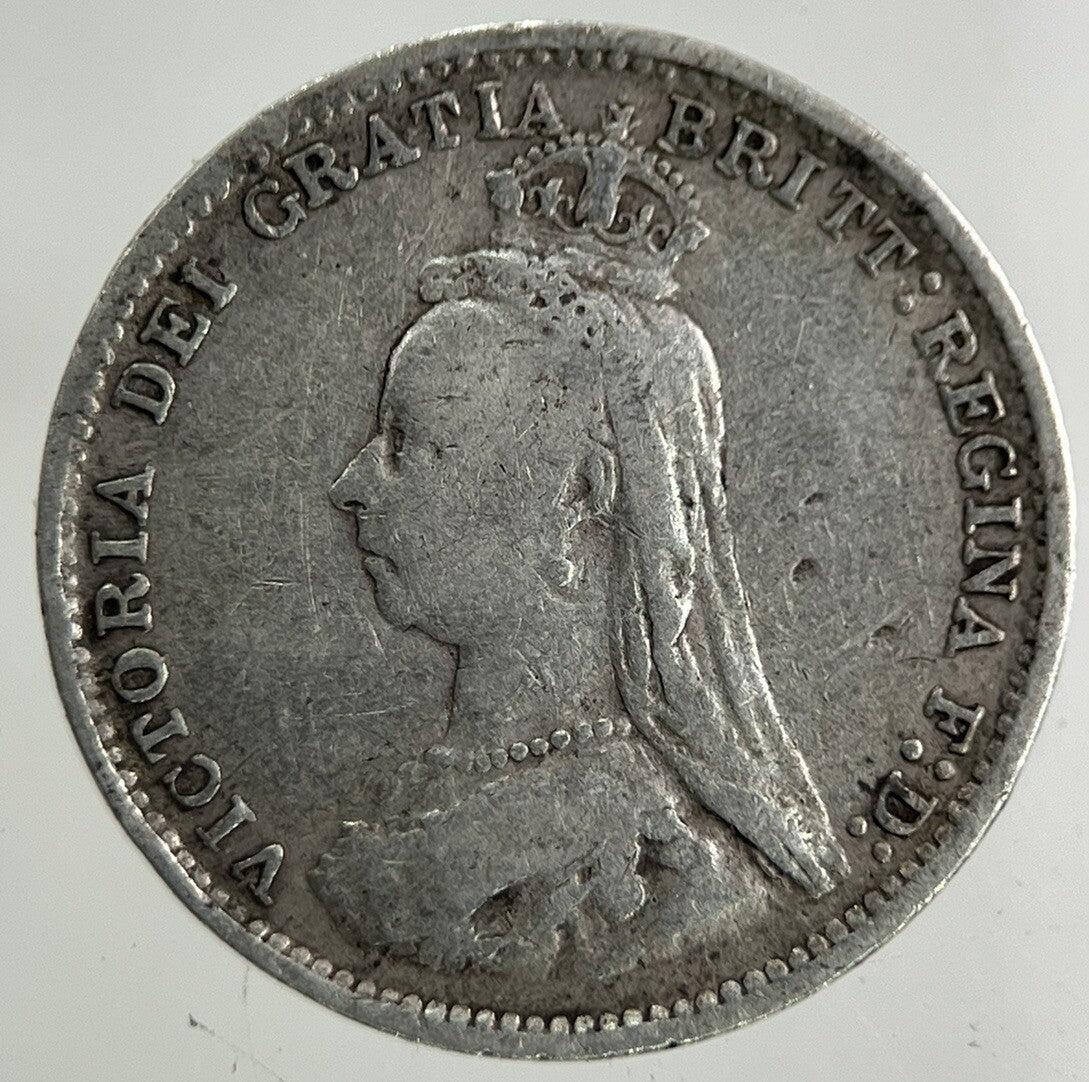 1889 Victoria Threepence Silver Coin | Collectable Grade