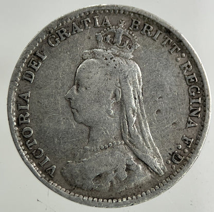 1889 Victoria Threepence Silver Coin | Collectable Grade