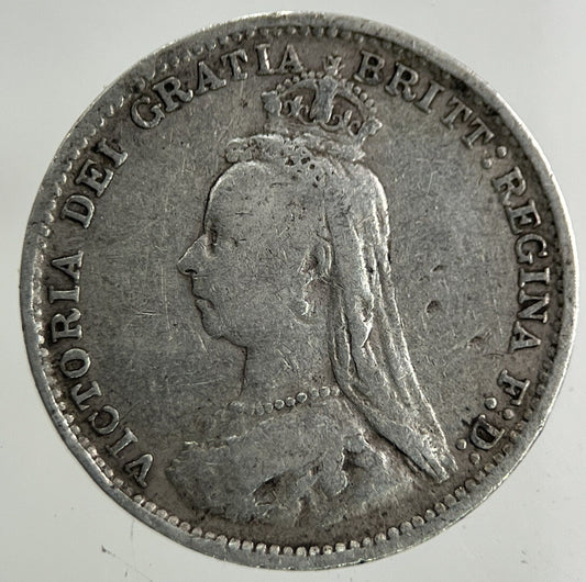 1889 Victoria Threepence Silver Coin | Collectable Grade