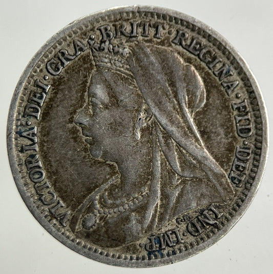 1899 Victoria Threepence Silver Coin | Very High Grade
