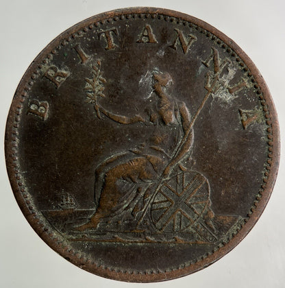 1807 George III 3rd Half-Penny Coin | Very High Grade