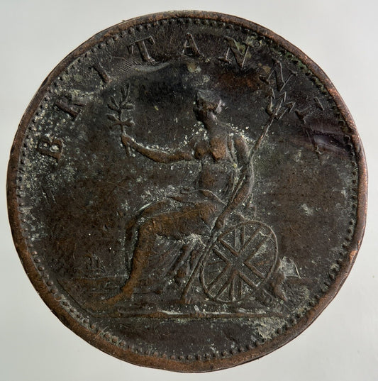 1806 George III 3rd Half-Penny Coin | Very High Grade