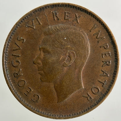 1943 South Africa 1/4d Farthing Coin | Very High Grade