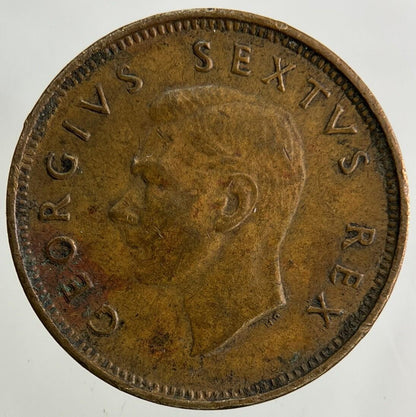 1951 South Africa 1/4d Farthing Coin | Very High Grade