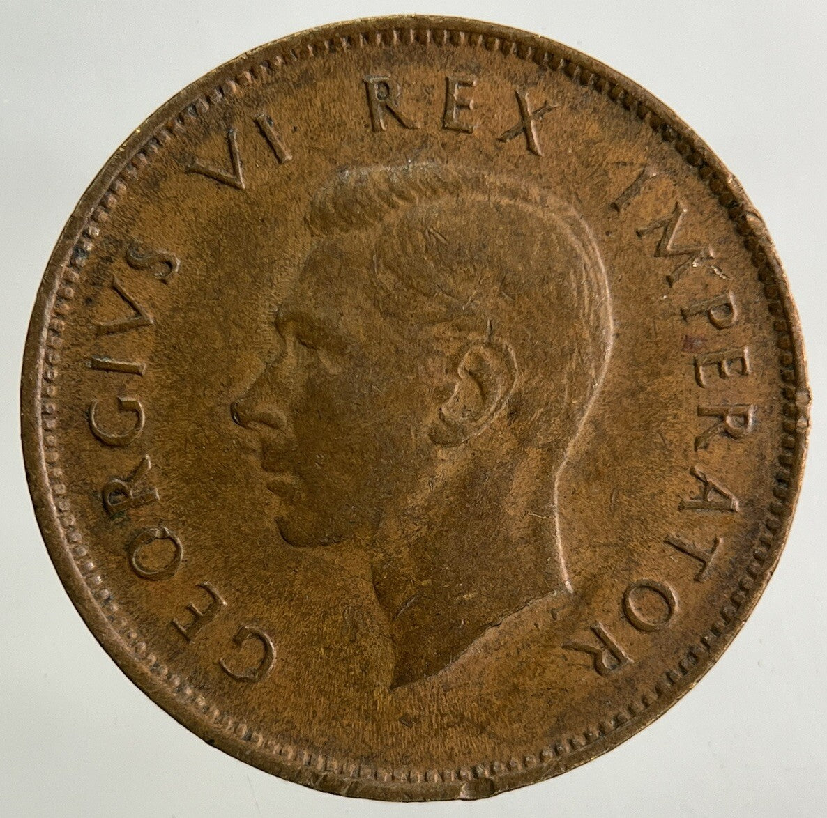 1943 South Africa 1/4d Farthing Coin | Very High Grade