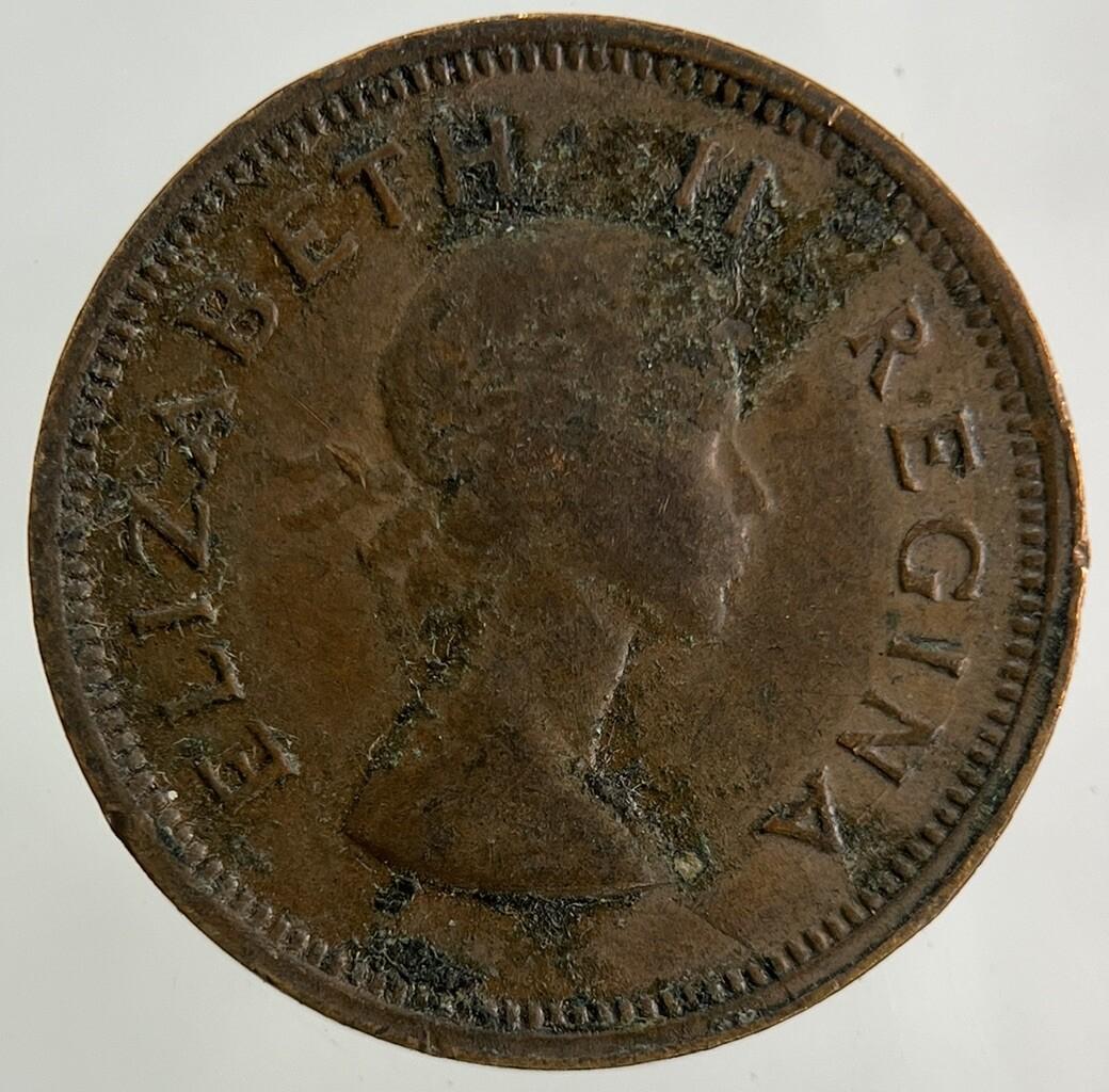 1955 South Africa 1/4d Farthing Coin | Very High Grade
