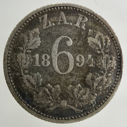 1894 South Africa Sixpence Silver Coin | Collectable Grade