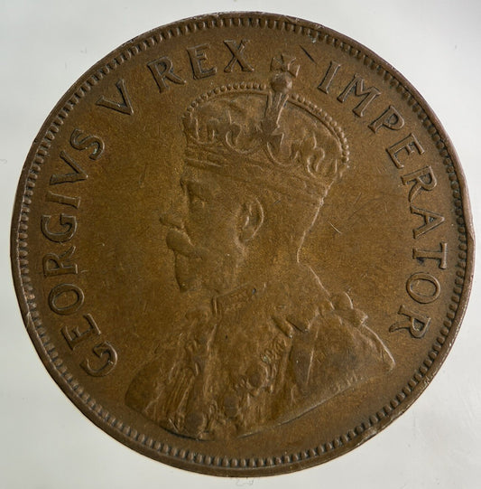 1935 South Africa One Penny Coin | Very High Grade