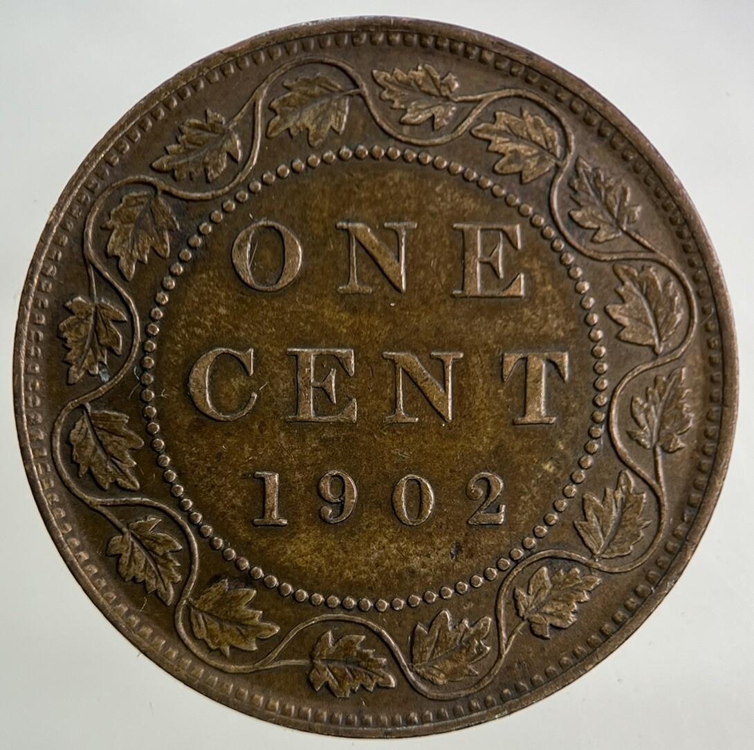 1902 Canada One Cent Coin | Fine Collectable Grade