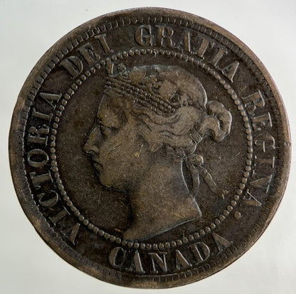 1887 Canada One Cent Coin | Fine Collectable Grade
