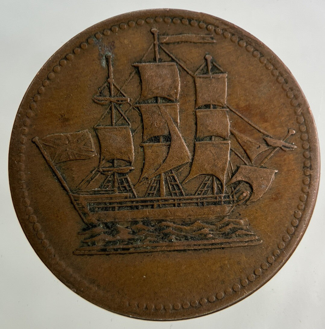 Canada Ships Colonies & Commerce Token Coin | Fine Collectable Grade