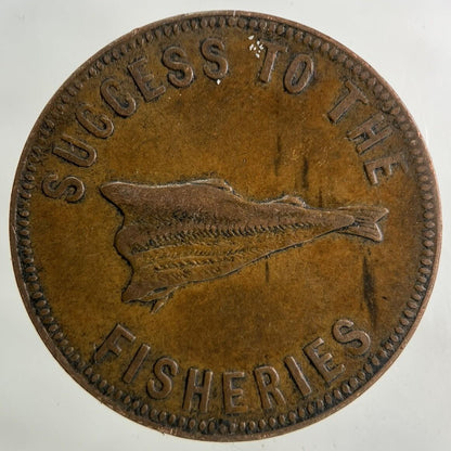 Canada Speed The Plough Success Fisheries Token Coin | Fine Collectable Grade