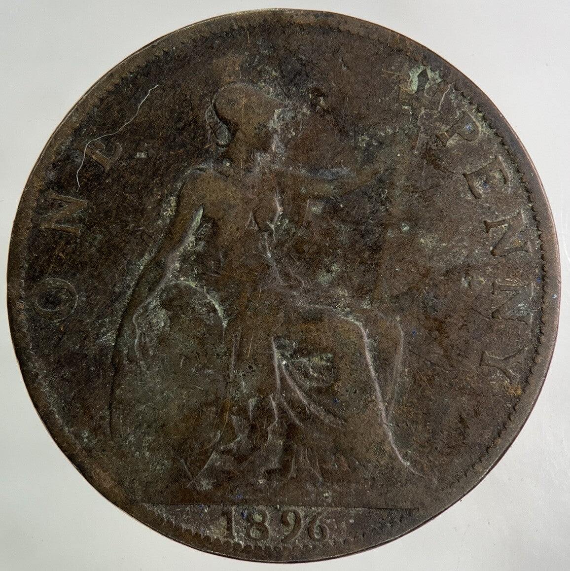 1896 Victoria One Penny Coin | Collectable Grade