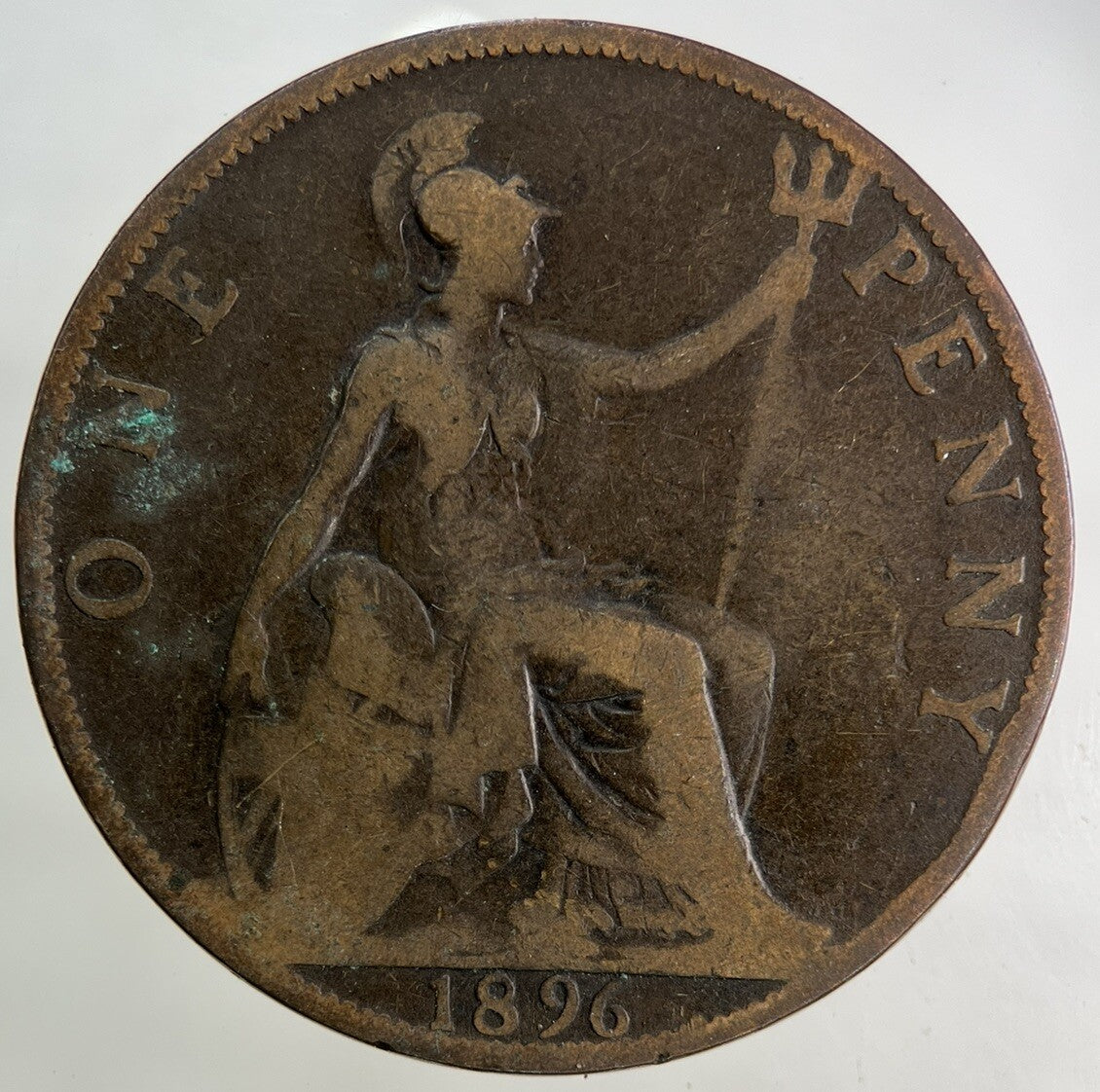 1896 Victoria One Penny Coin | Collectable Grade