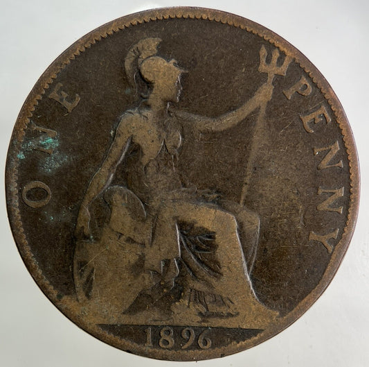 1896 Victoria One Penny Coin | Collectable Grade