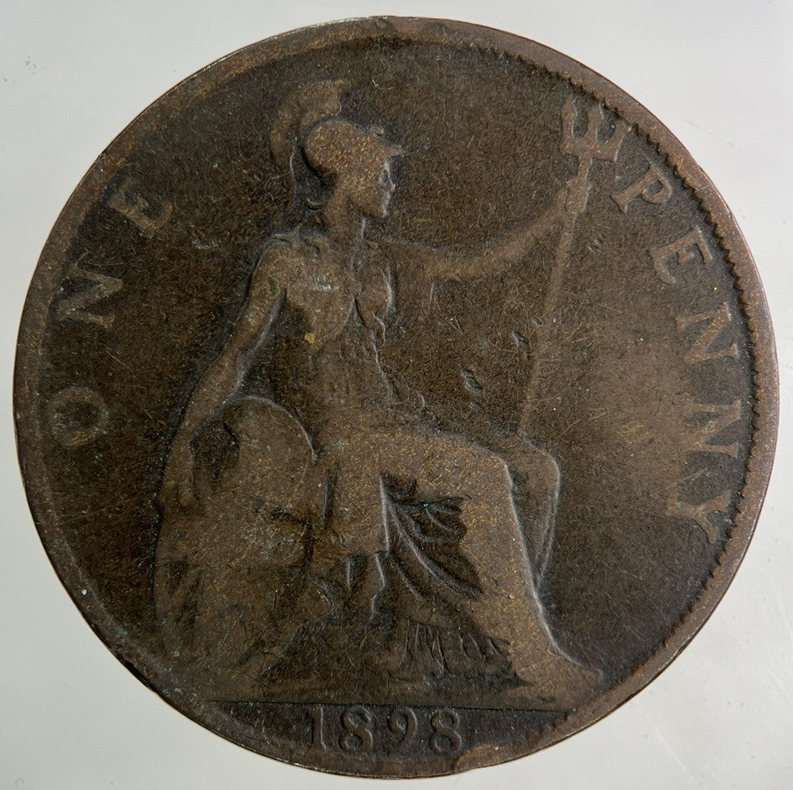 1898 Victoria One Penny Coin | Collectable Grade