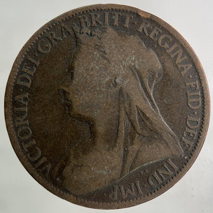 1898 Victoria One Penny Coin | Collectable Grade