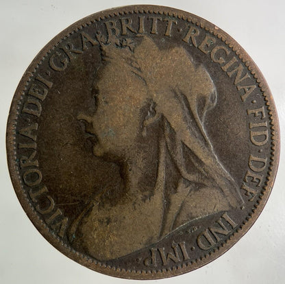 1901 Victoria One Penny Coin | Collectable Grade