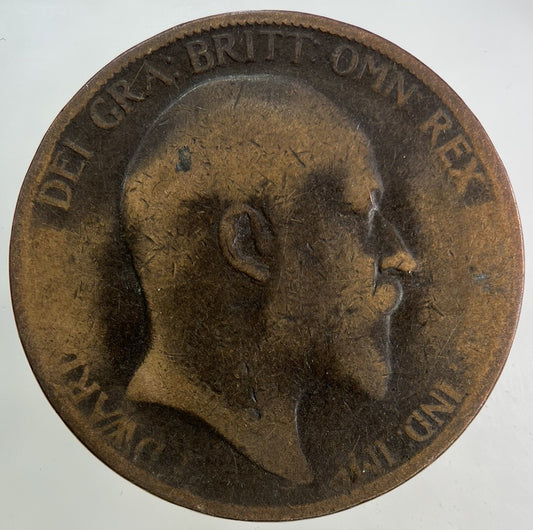 1903 Edward VII One Penny Coin | Collectable Grade