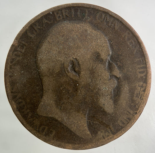 1907 Edward VII One Penny Coin | Collectable Grade