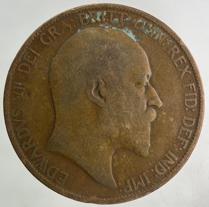 1906 Edward VII One Penny Coin | Collectable Grade