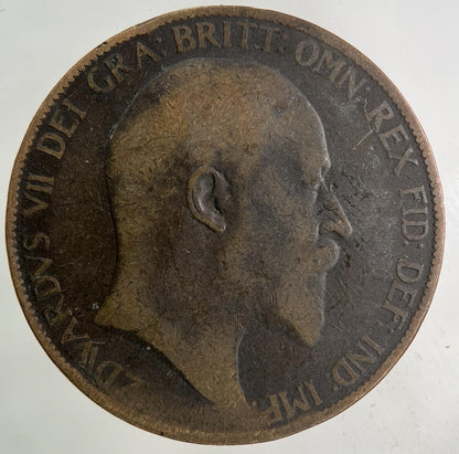 1904 Edward VII One Penny Coin | Collectable Grade
