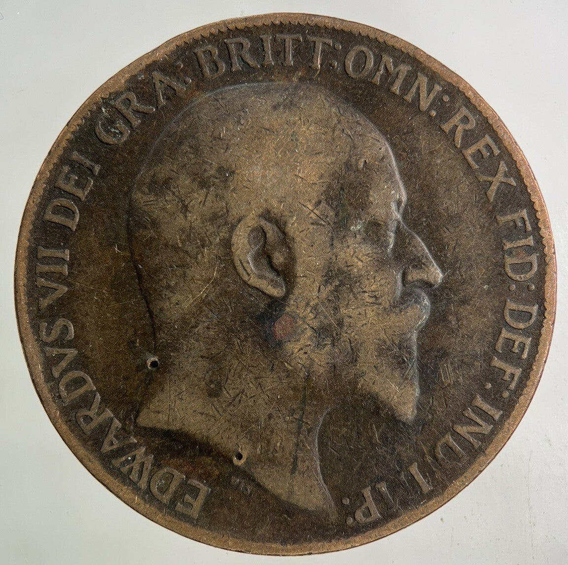 1910 Edward VII One Penny Coin | Collectable Grade