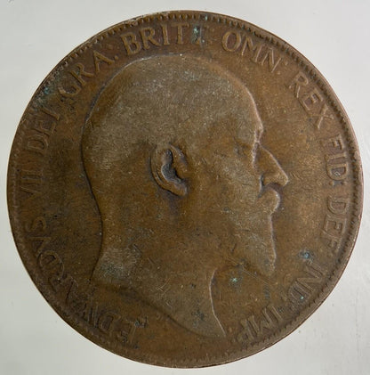 1907 Edward VII One Penny Coin | Collectable Grade