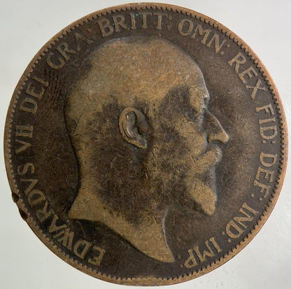 1907 Edward VII One Penny Coin | Collectable Grade
