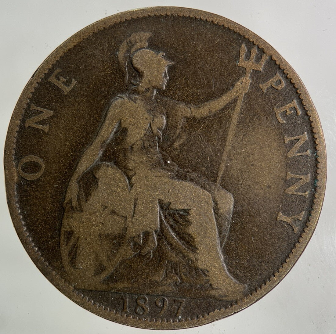 1897 Victoria One Penny Coin | Collectable Grade