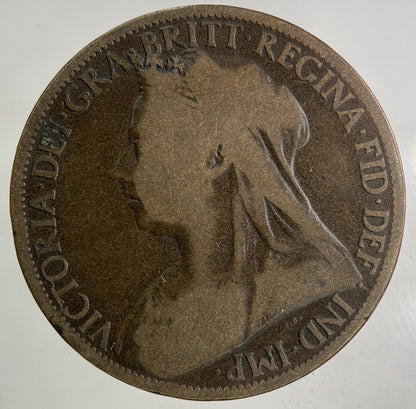 1897 Victoria One Penny Coin | Collectable Grade