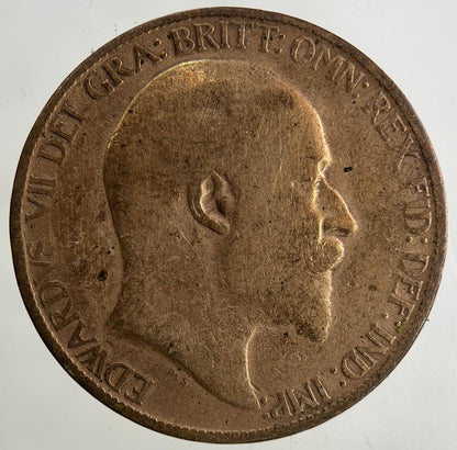 1908 Edward VII Half-Penny Coin | Collectable Grade