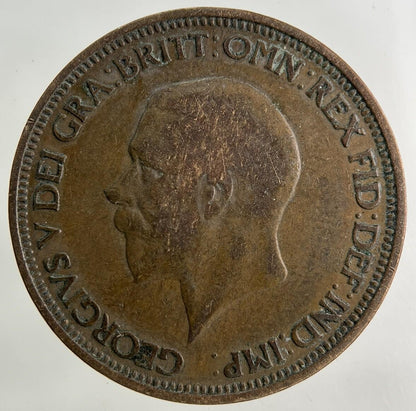 1931 George V Half-Penny Coin | Fine Collectable Grade