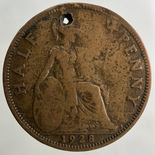 1928 George V Half-Penny Coin | Collectable Grade