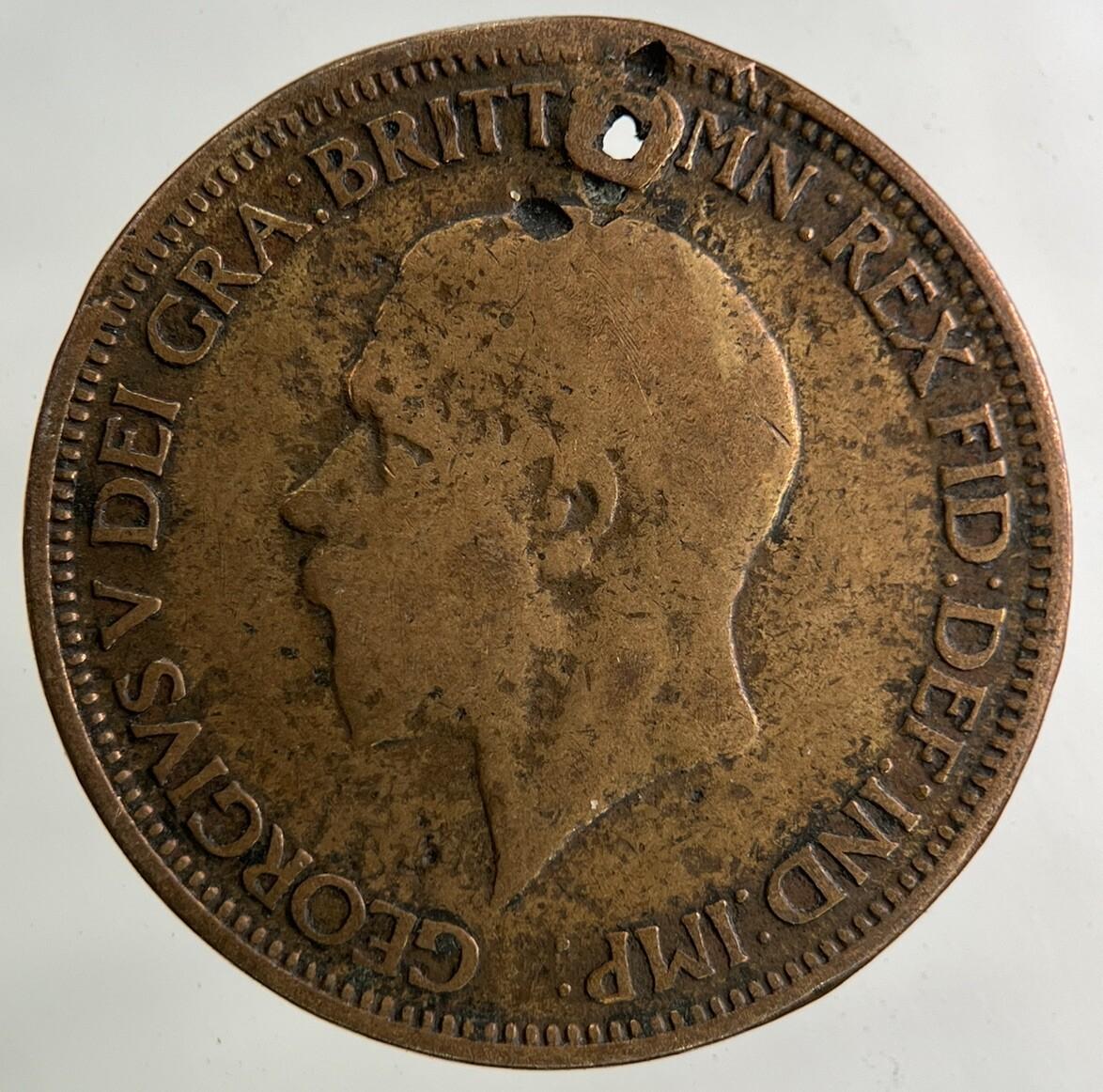 1928 George V Half-Penny Coin | Collectable Grade