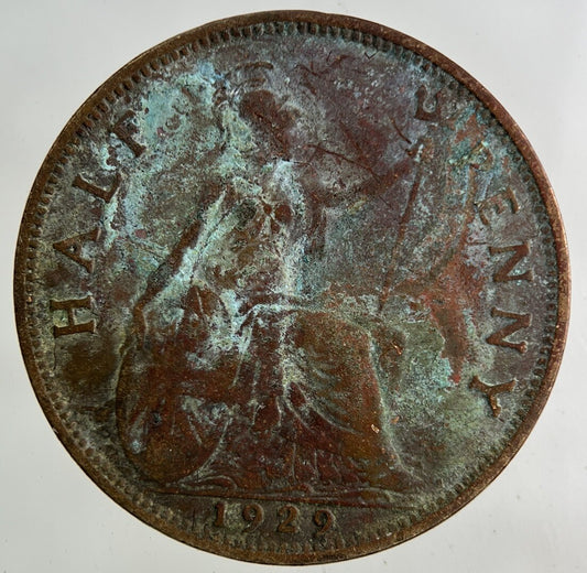 1929 George V Half-Penny Coin | Collectable Grade