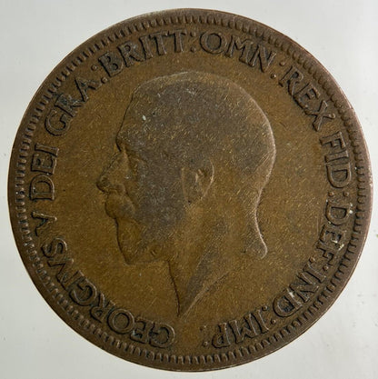 1929 George V Half-Penny Coin | Collectable Grade