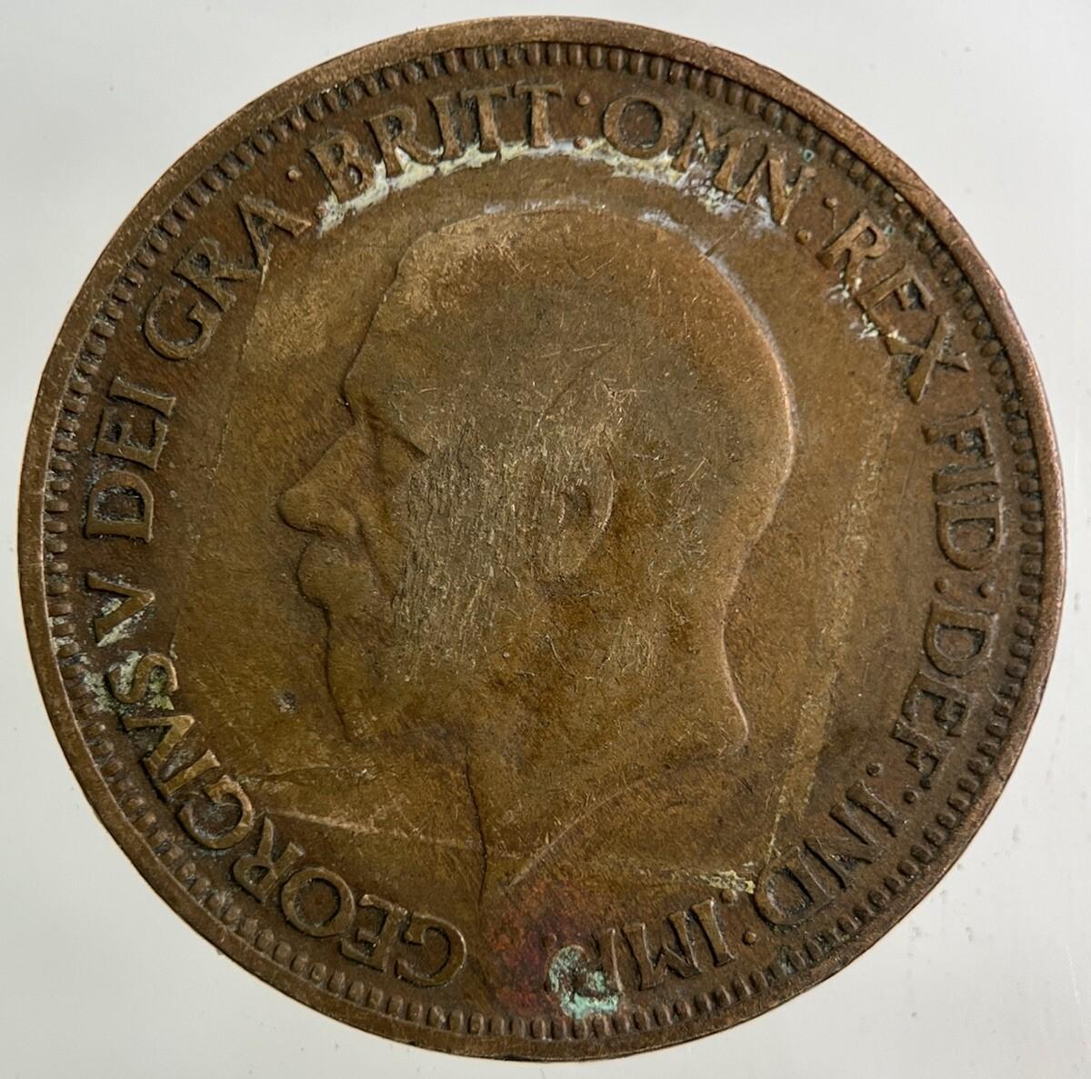 1931 George V Half-Penny Coin | Collectable Grade