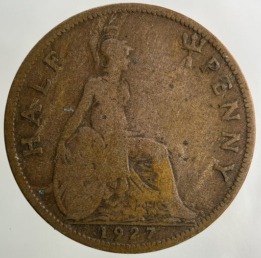 1927 George V Half-Penny Coin | Collectable Grade