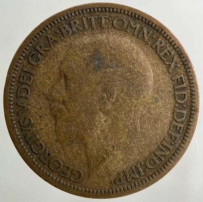 1927 George V Half-Penny Coin | Collectable Grade