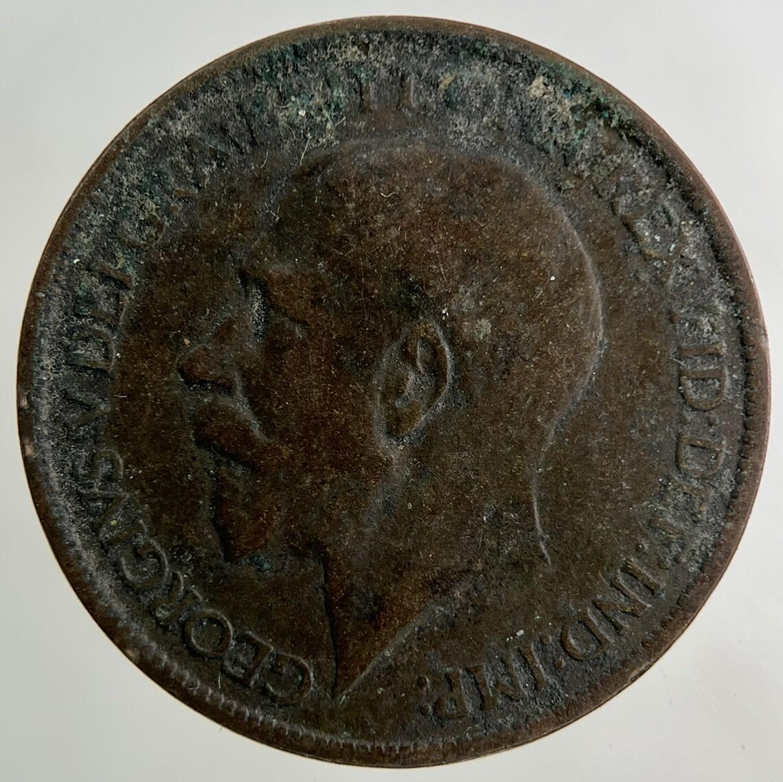 1924 George V Half-Penny Coin | Collectable Grade