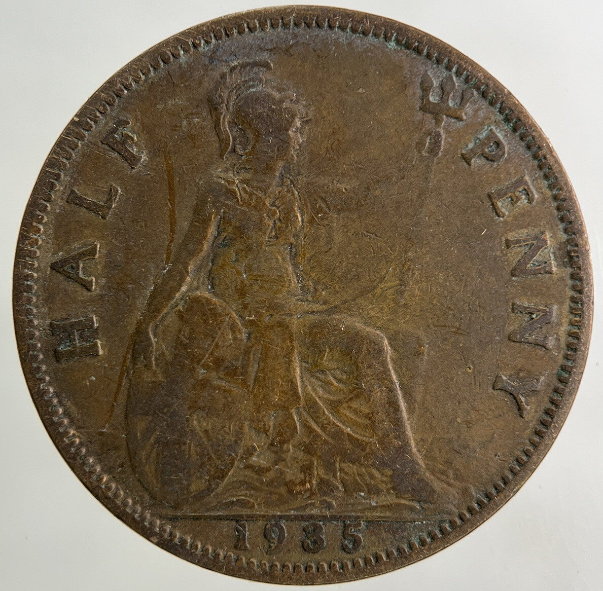 1935 George V Half-Penny Coin | Collectable Grade