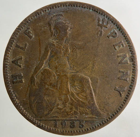 1935 George V Half-Penny Coin | Collectable Grade
