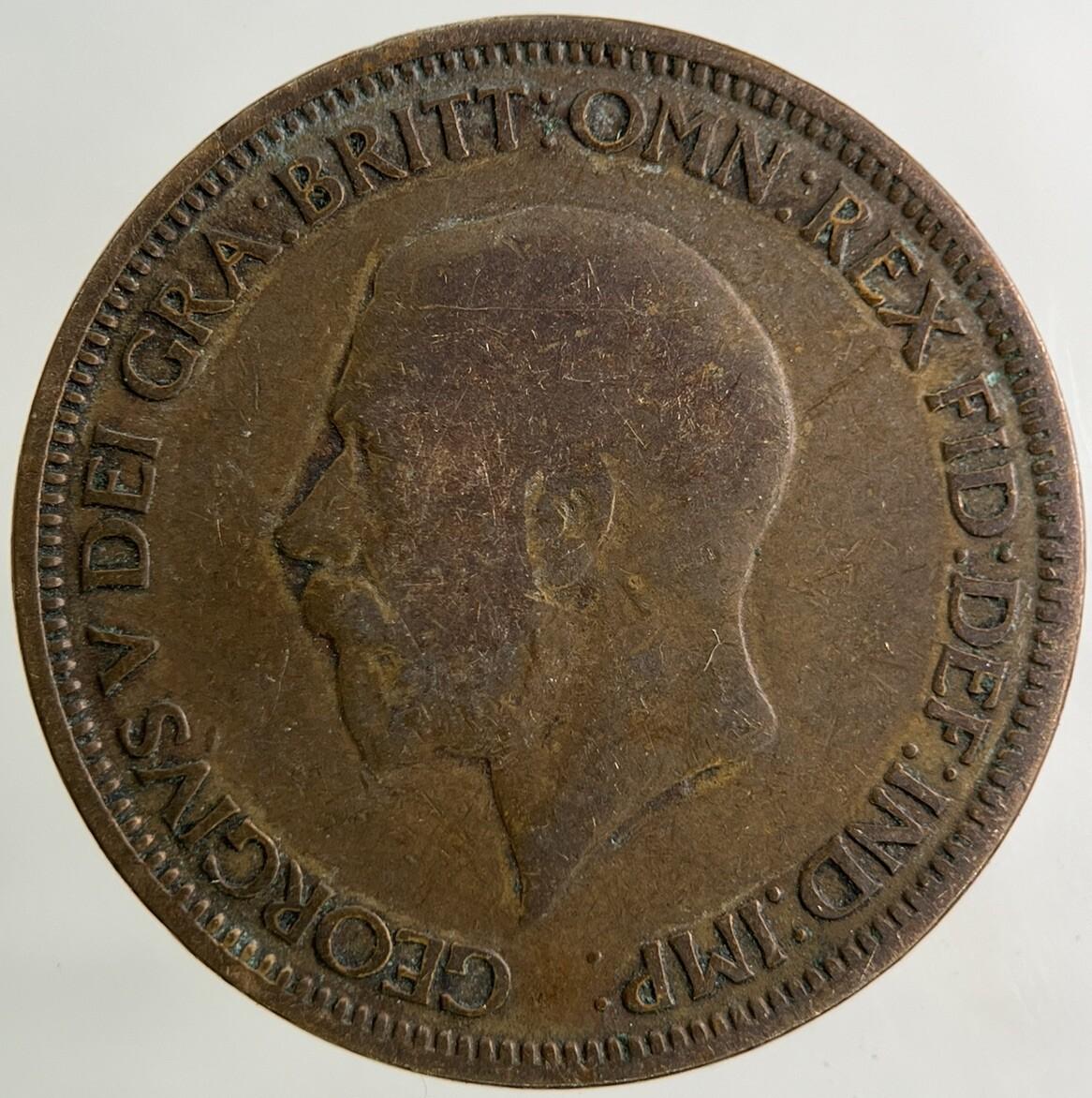1935 George V Half-Penny Coin | Collectable Grade