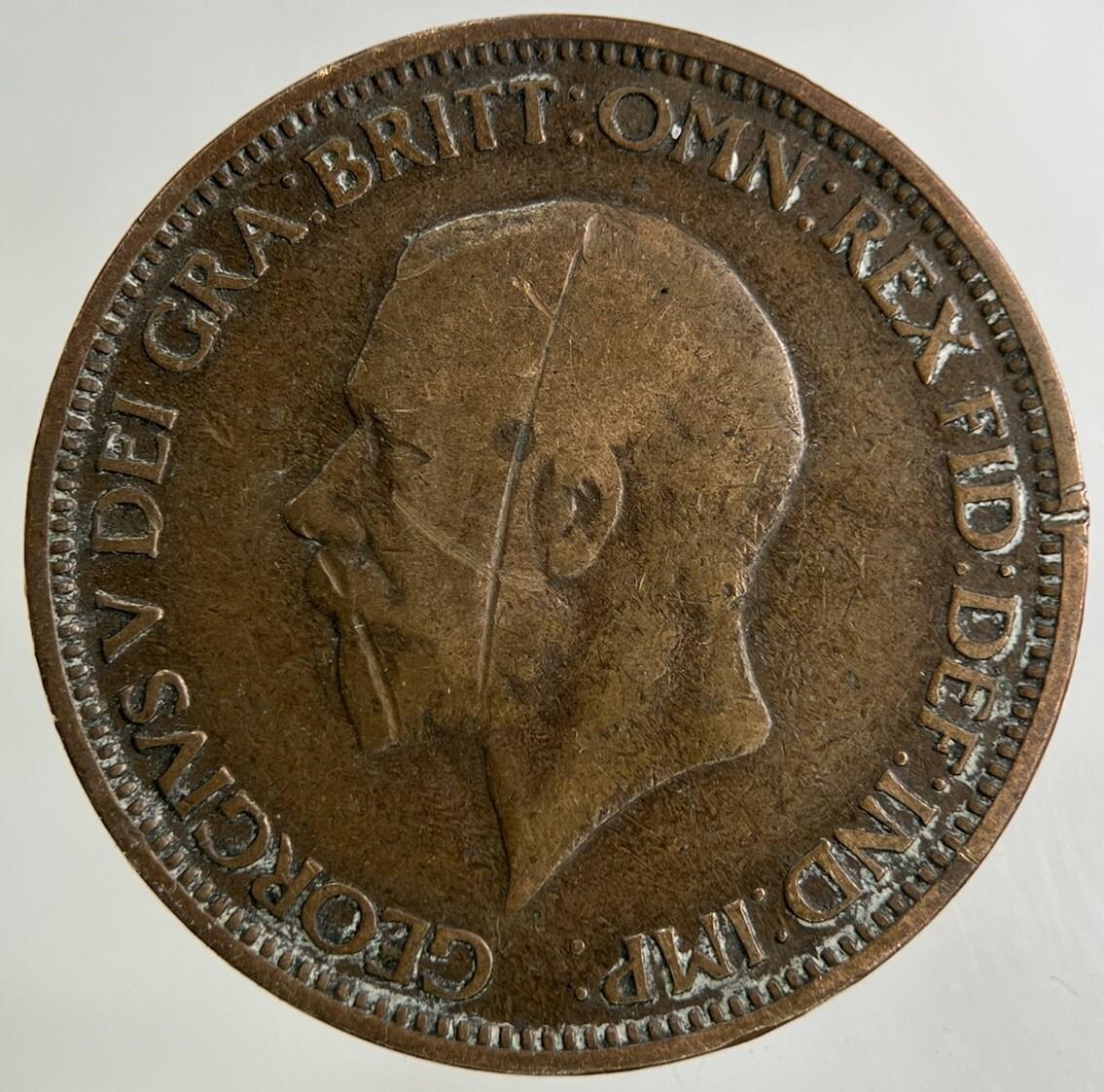 1934 George V Half-Penny Coin | Collectable Grade