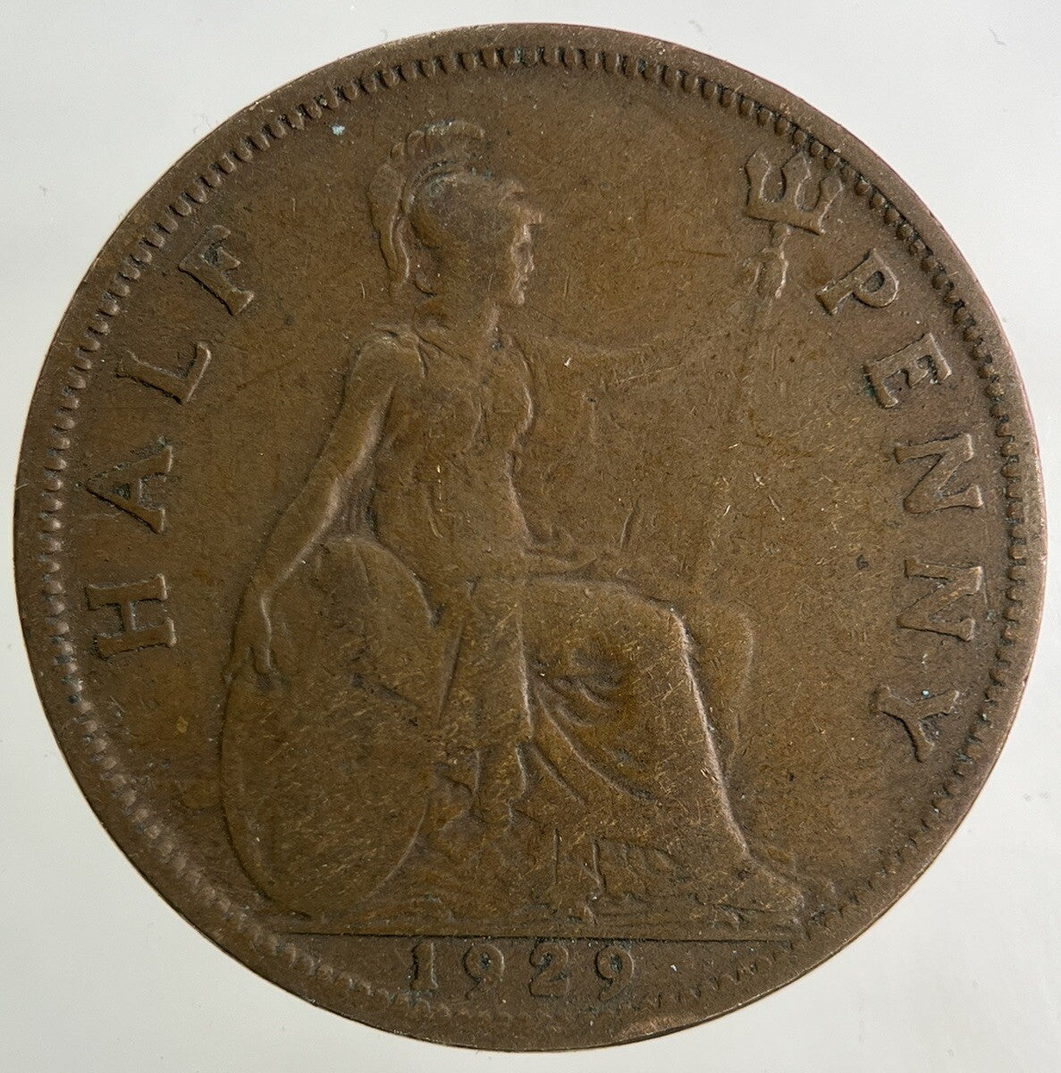 1929 George V Half-Penny Coin | Collectable Grade