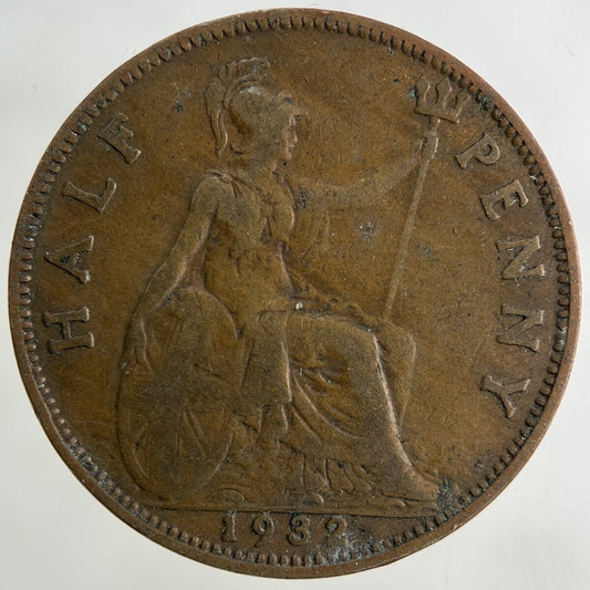 1932 George V Half-Penny Coin | Collectable Grade