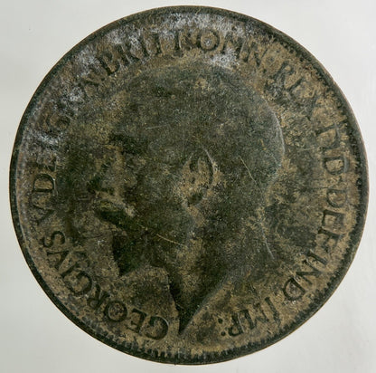 1916 George V Half-Penny Coin | Collectable Grade