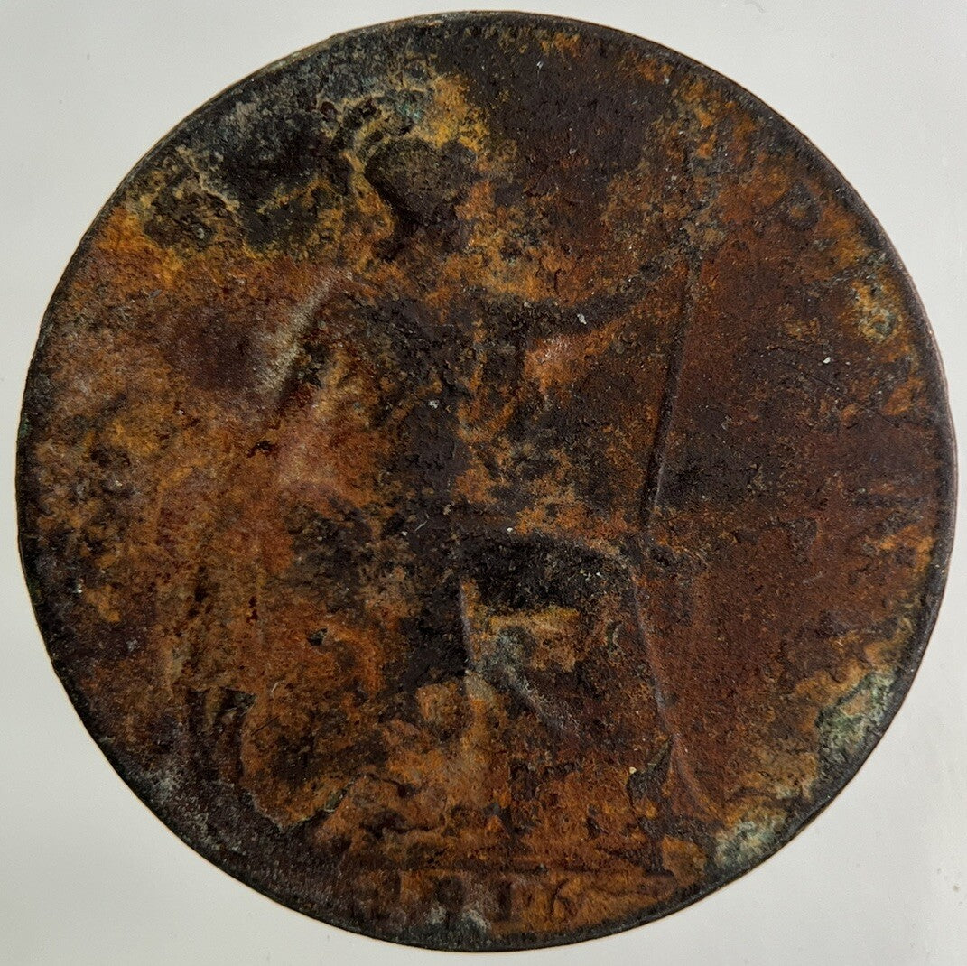 1916 George V Half-Penny Coin | Fair Grade